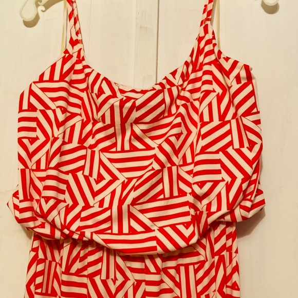 Magic sz L Jumpsuit in coral/white print NWT - Picture 8 of 8